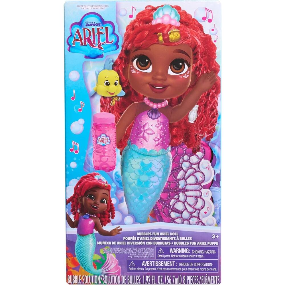 🌻Disney Junior Ariel Bubbles Fun Doll